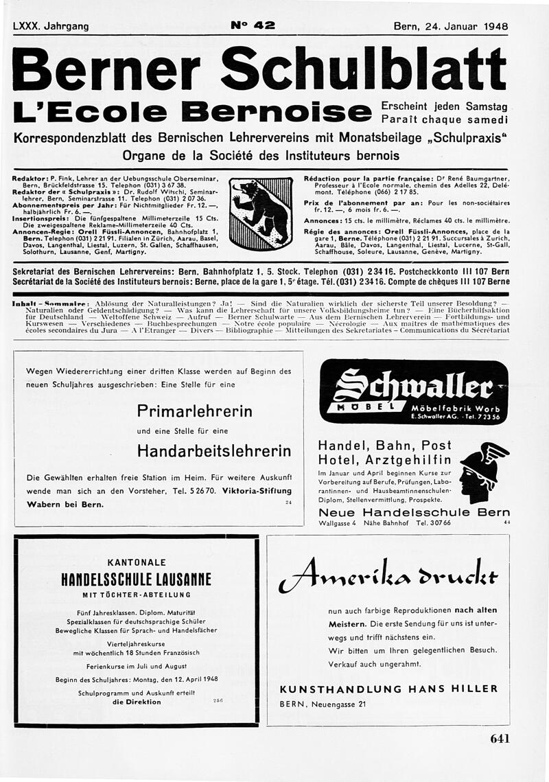 Buchumschlag - Heft 42