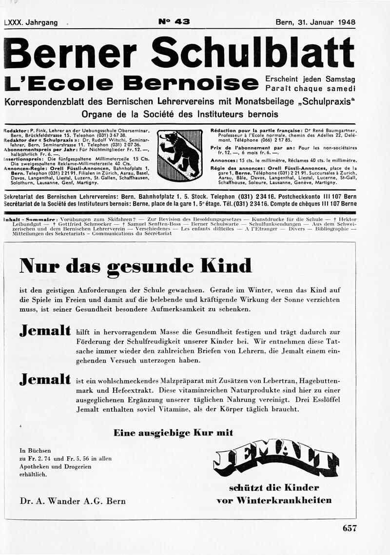 Buchumschlag - Heft 43