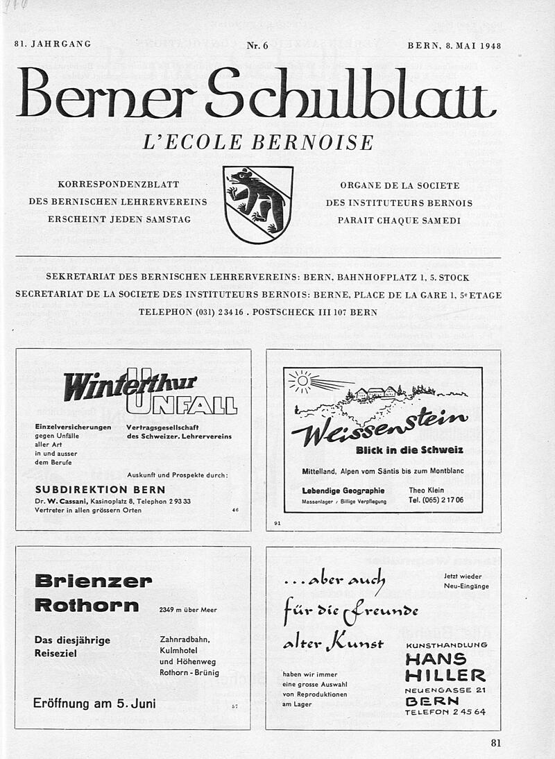 Buchumschlag - Heft 6