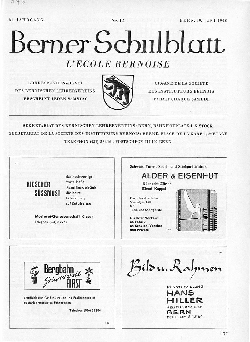 Buchumschlag - Heft 12