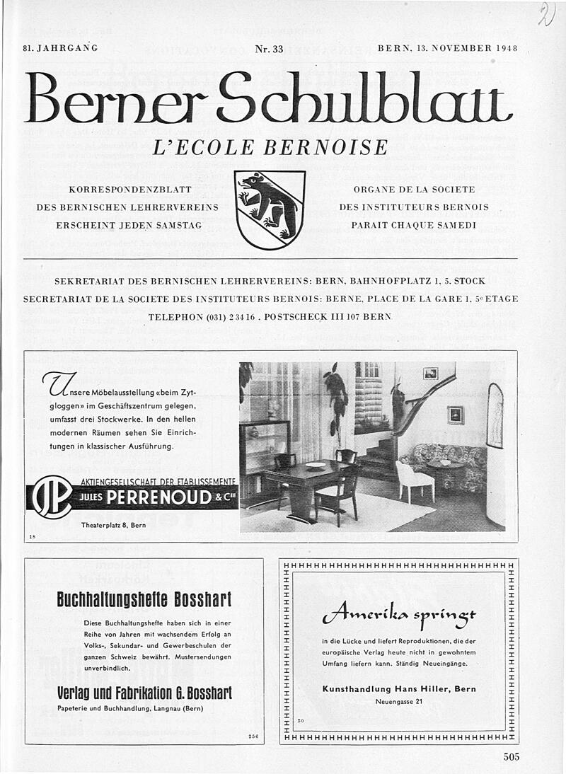 Buchumschlag - Heft 33