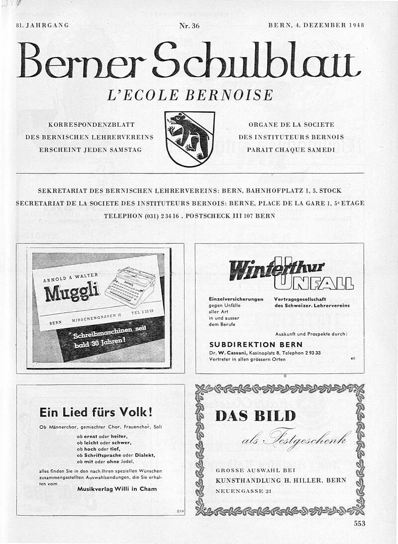 Buchumschlag - Heft 36