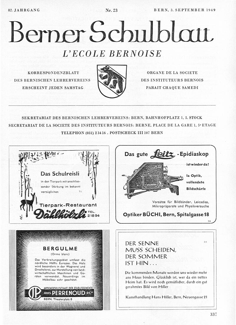 Buchumschlag - Heft 23