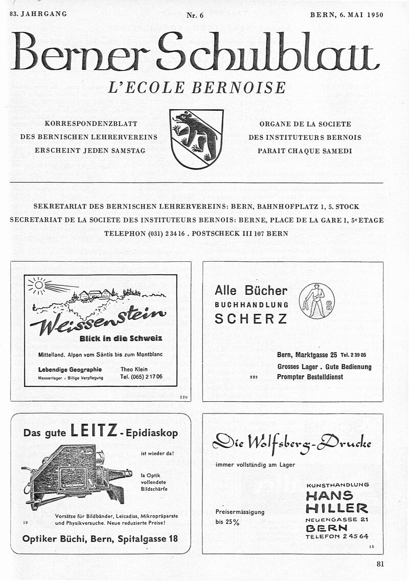 Buchumschlag - Heft 6