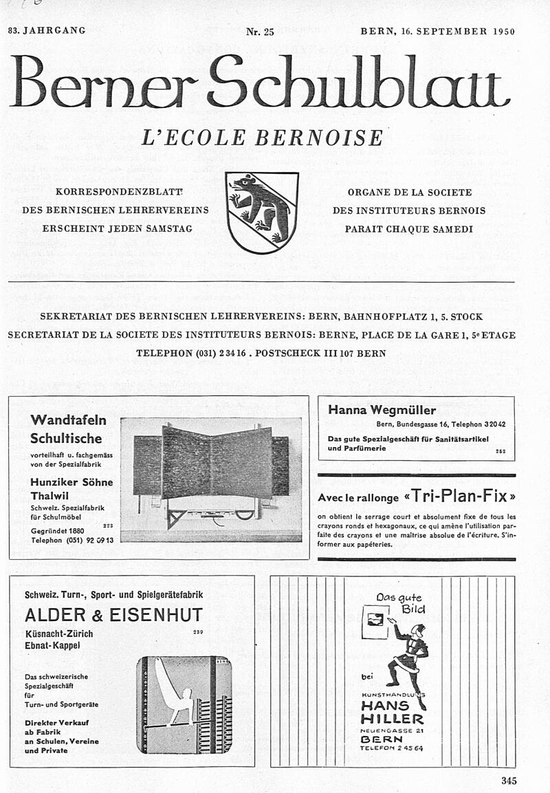Buchumschlag - Heft 25