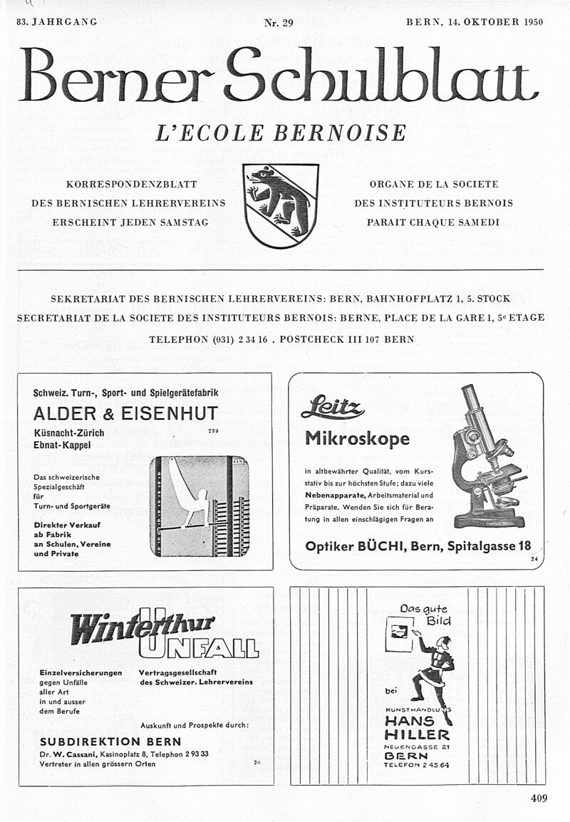 Buchumschlag - Heft 29