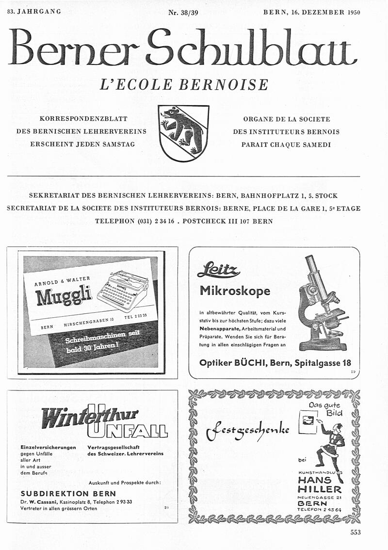 Buchumschlag - Heft 38-39