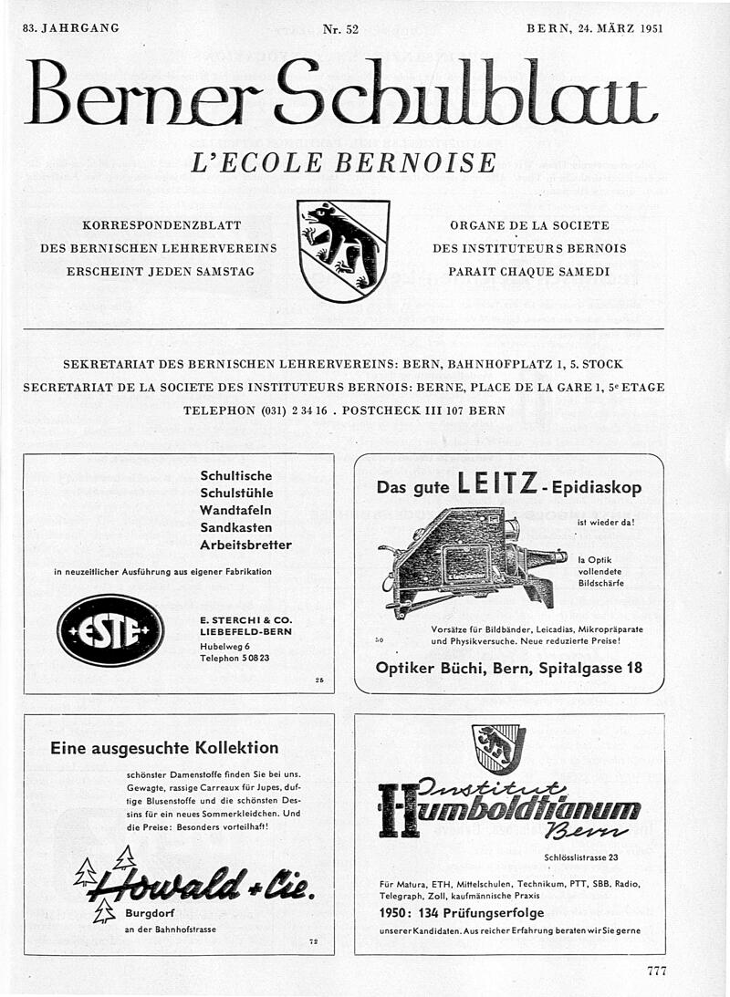 Buchumschlag - Heft 52