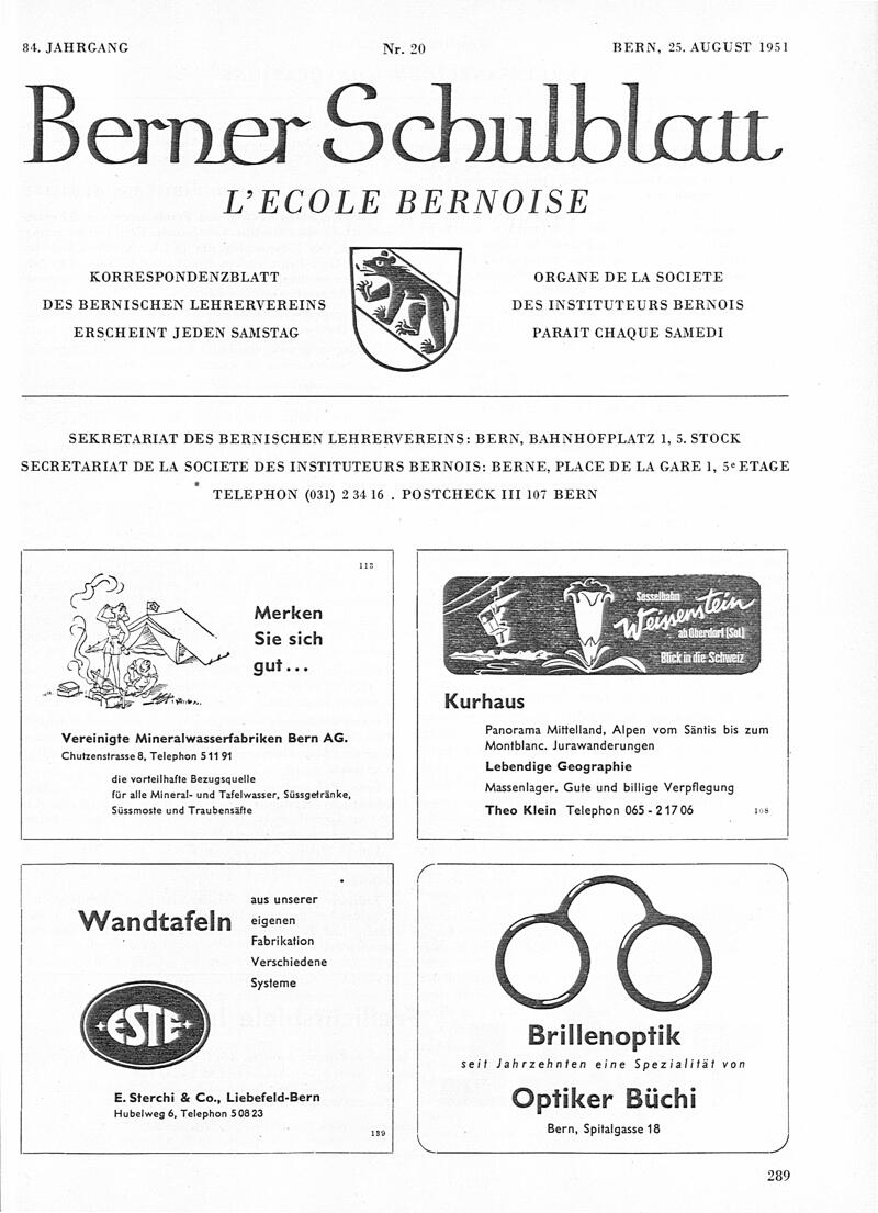 Buchumschlag - Heft 20