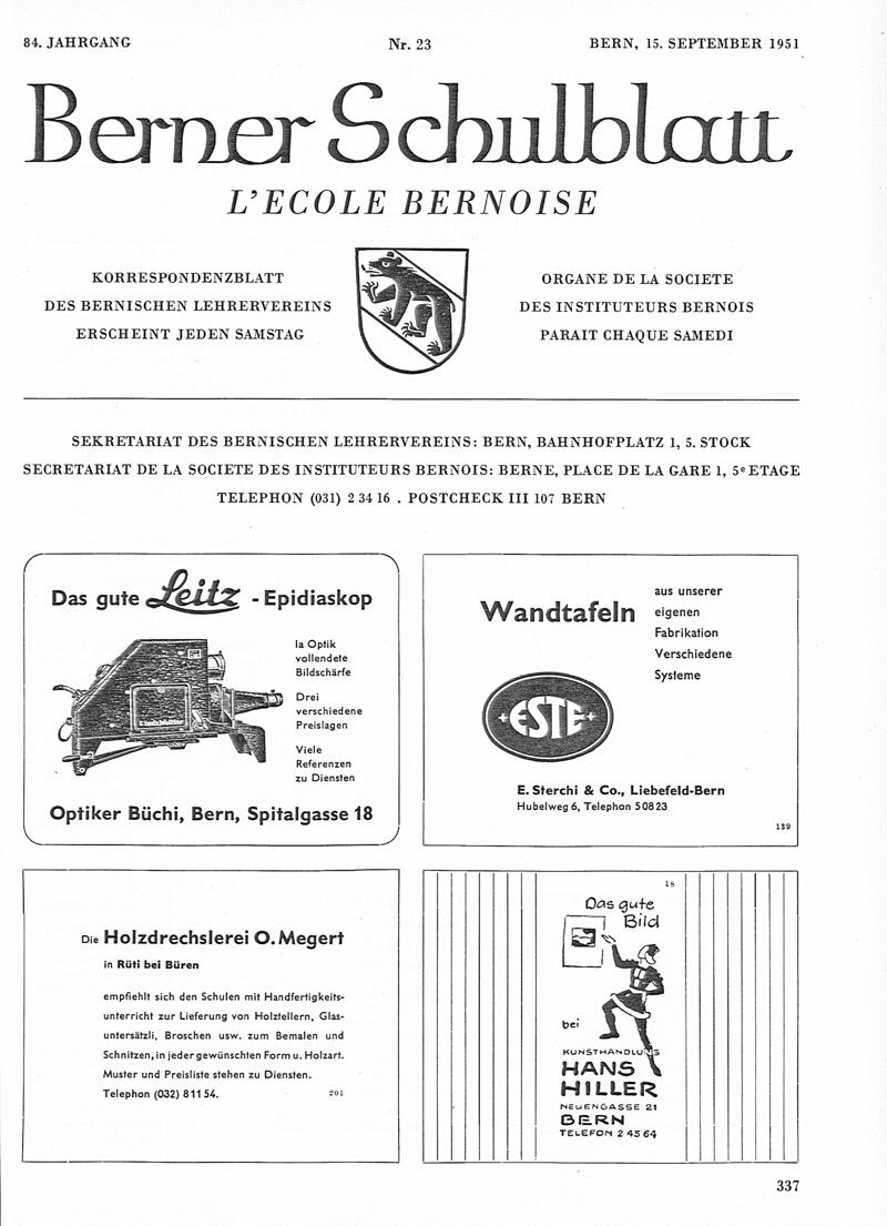 Buchumschlag - Heft 23