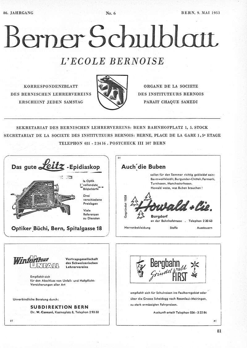 Buchumschlag - Heft 6