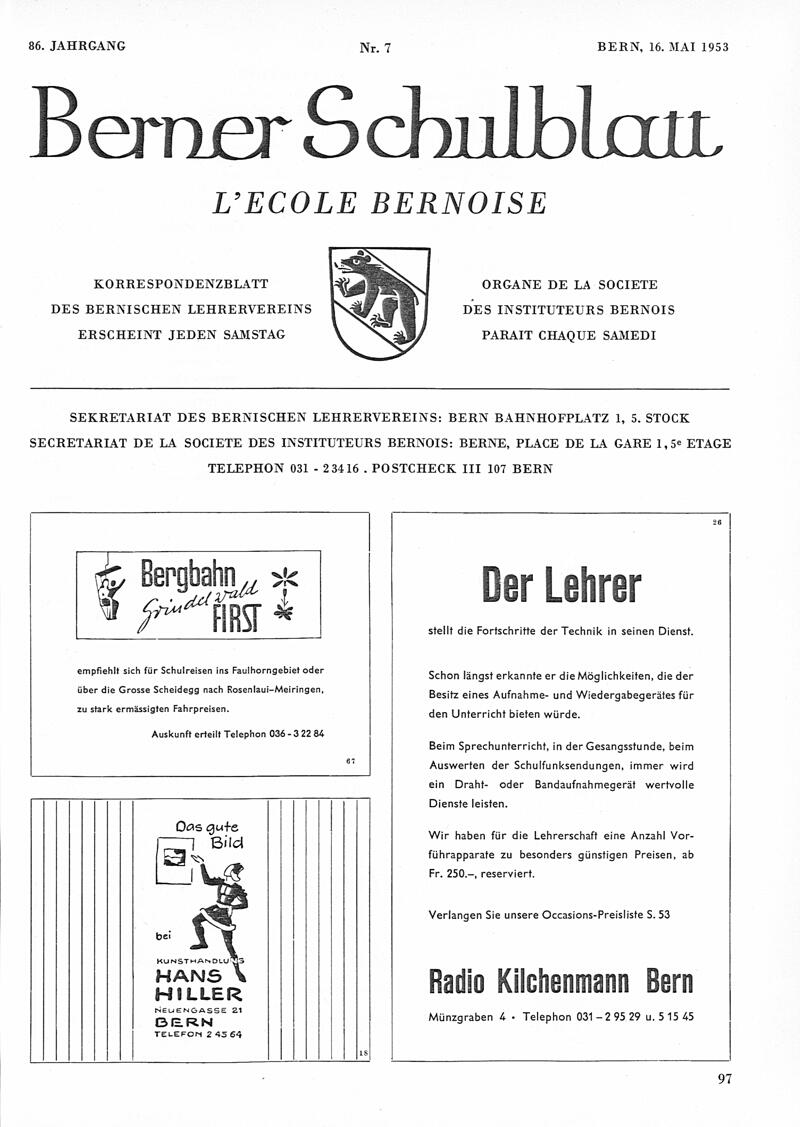 Buchumschlag - Heft 7