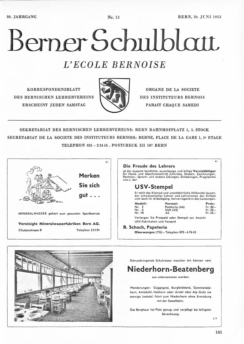 Buchumschlag - Heft 13