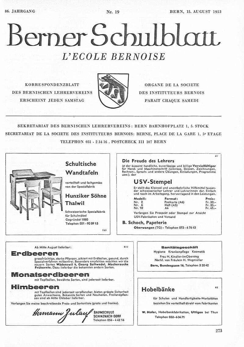Buchumschlag - Heft 19