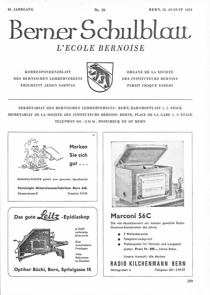 Buchumschlag - Heft 20