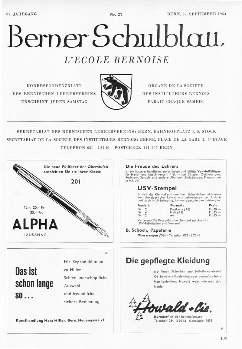 Buchumschlag - Heft 27