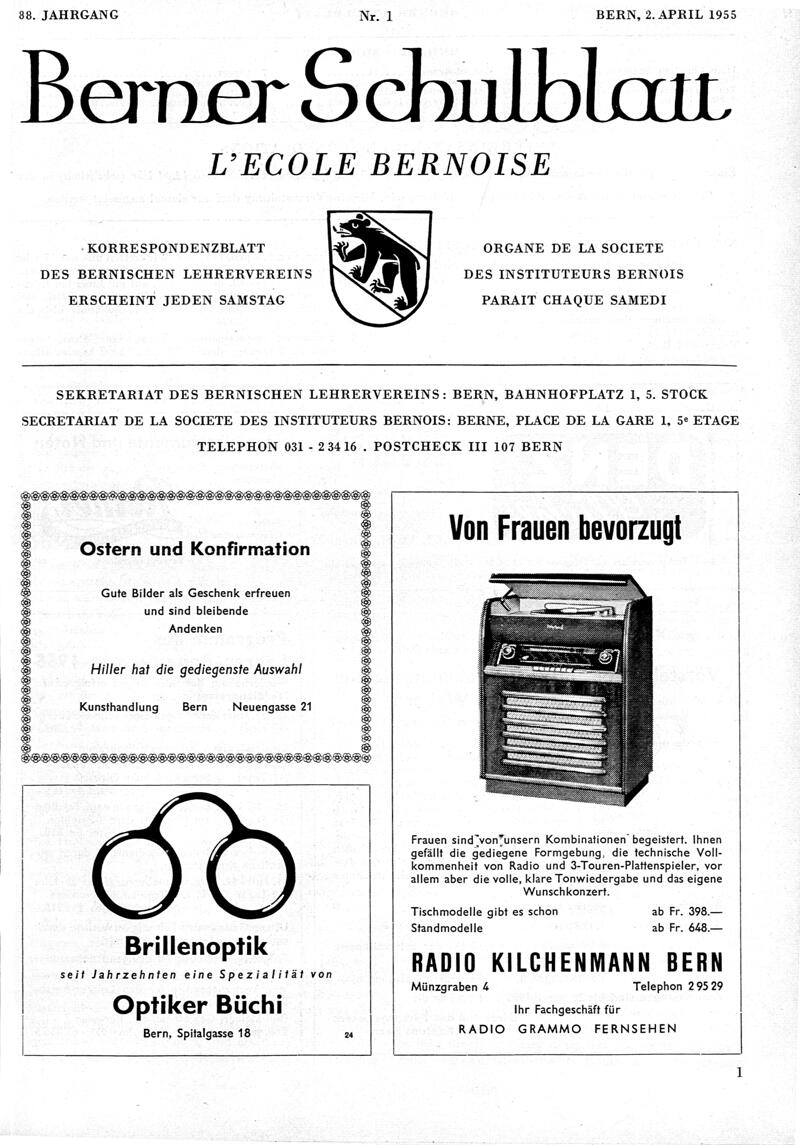 Buchumschlag - Heft 1