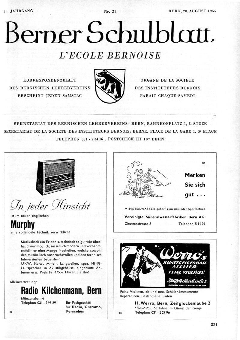 Buchumschlag - Heft 21