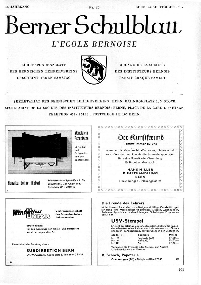 Buchumschlag - Heft 26