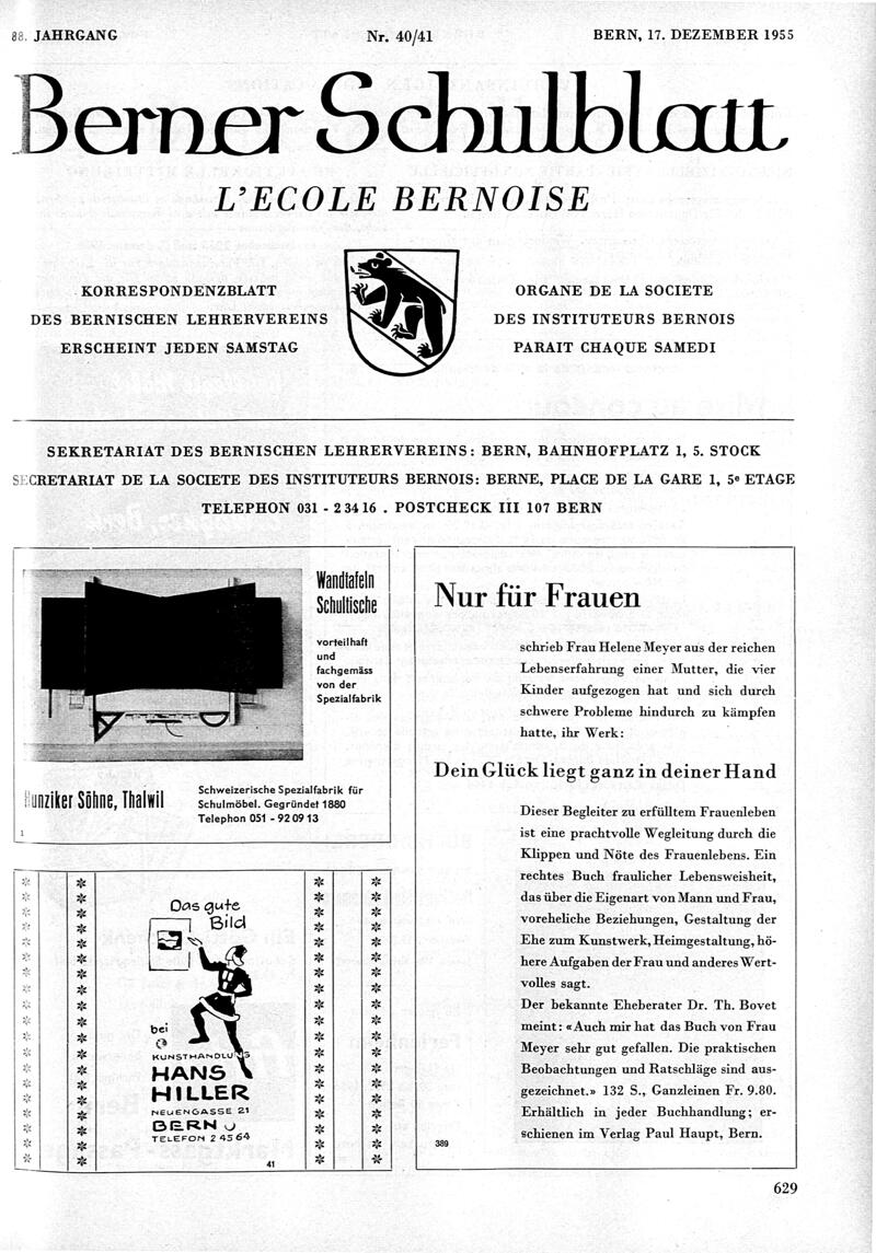 Buchumschlag - Heft 40-41