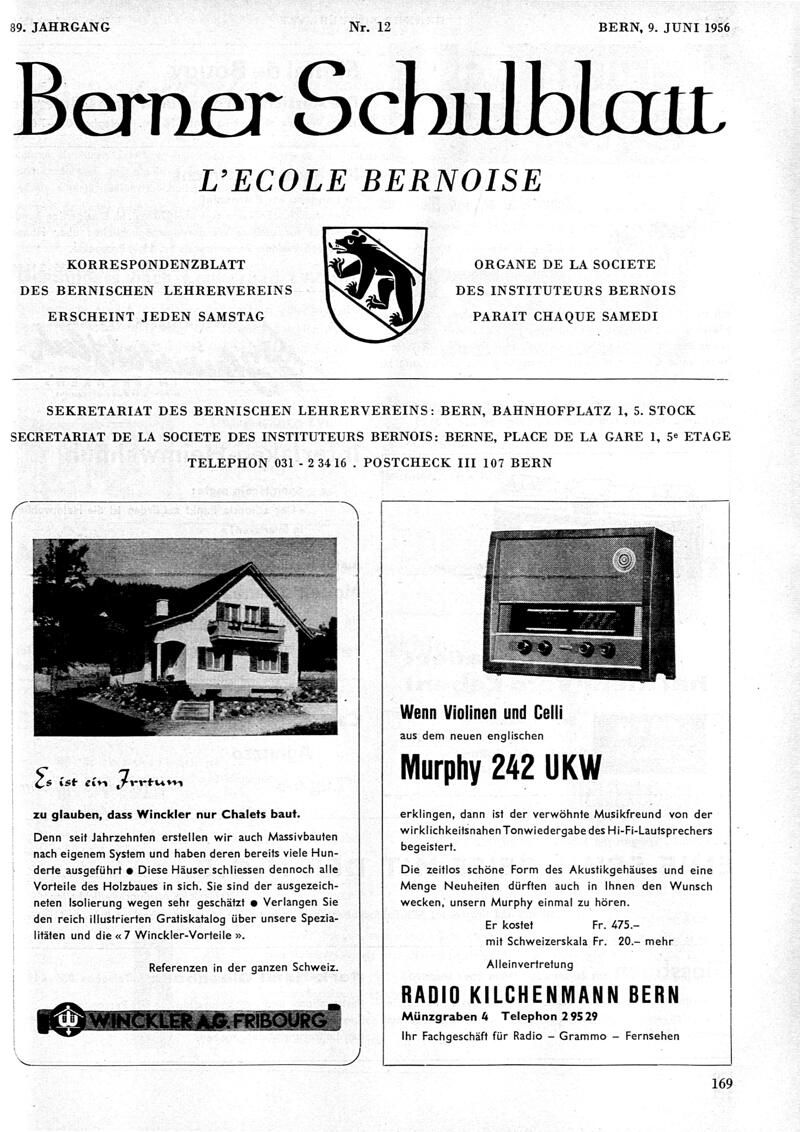 Buchumschlag - Heft 12