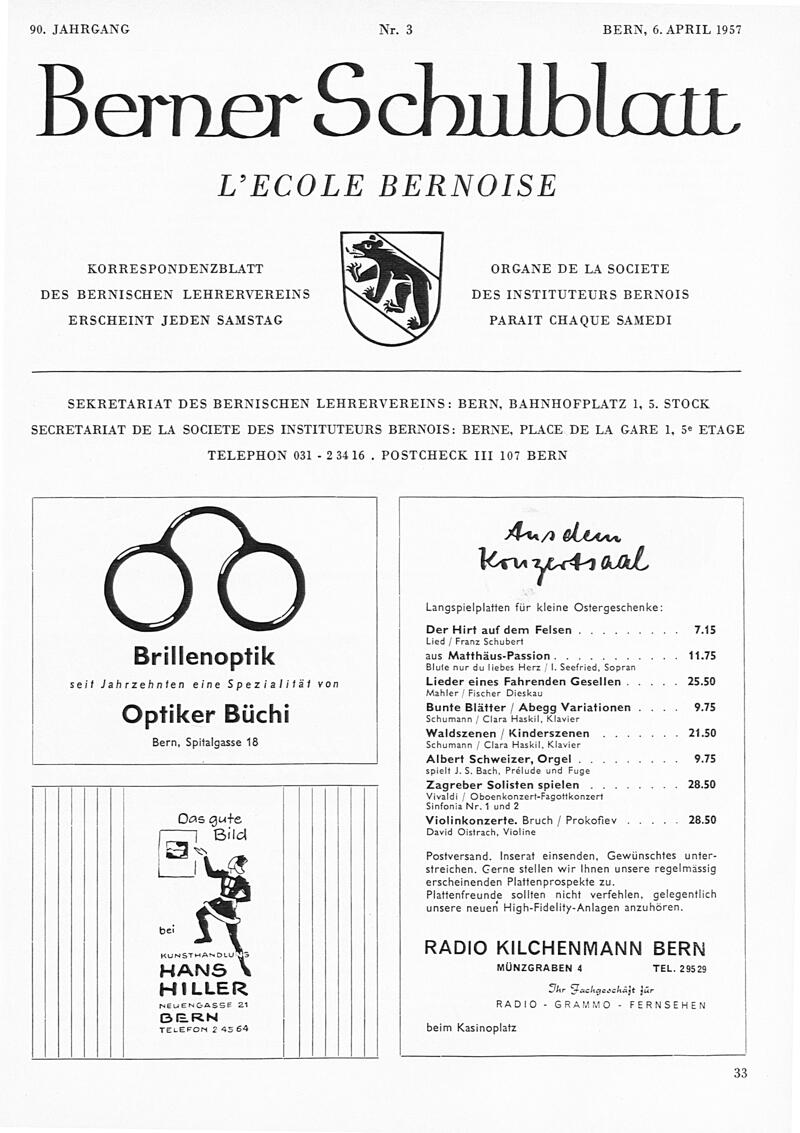 Buchumschlag - Heft 3