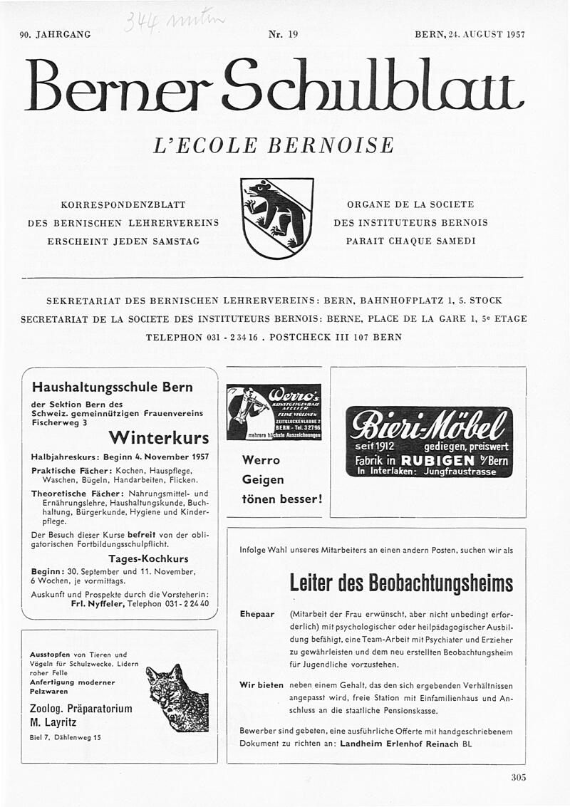 Buchumschlag - Heft 19