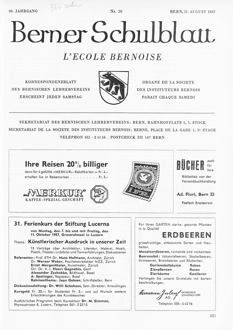 Buchumschlag - Heft 20