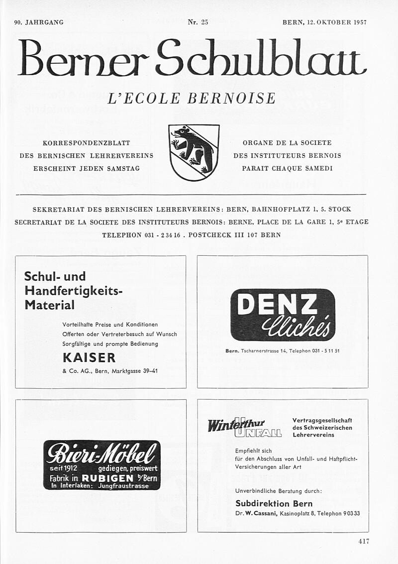 Buchumschlag - Heft 25