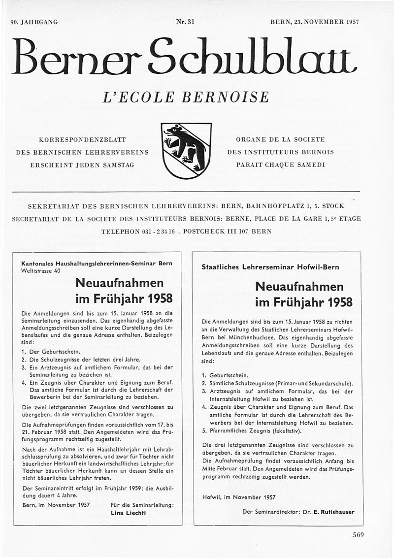 Buchumschlag - Heft 31