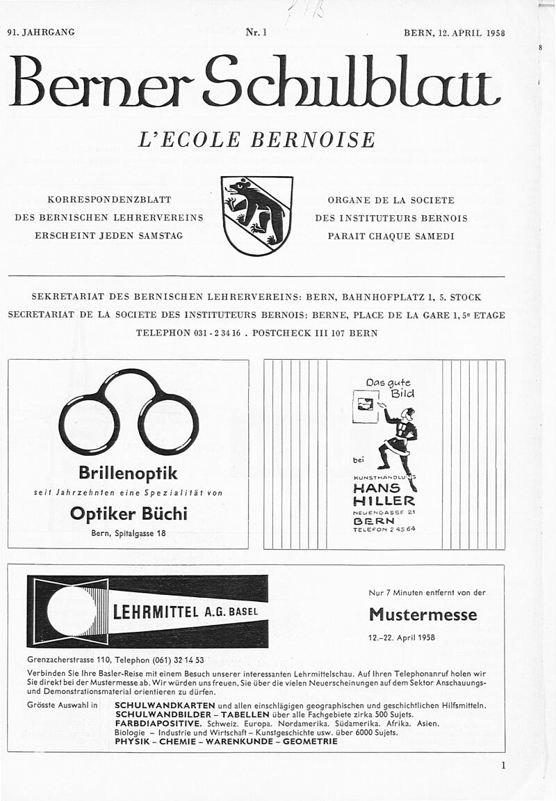 Buchumschlag - Heft 1