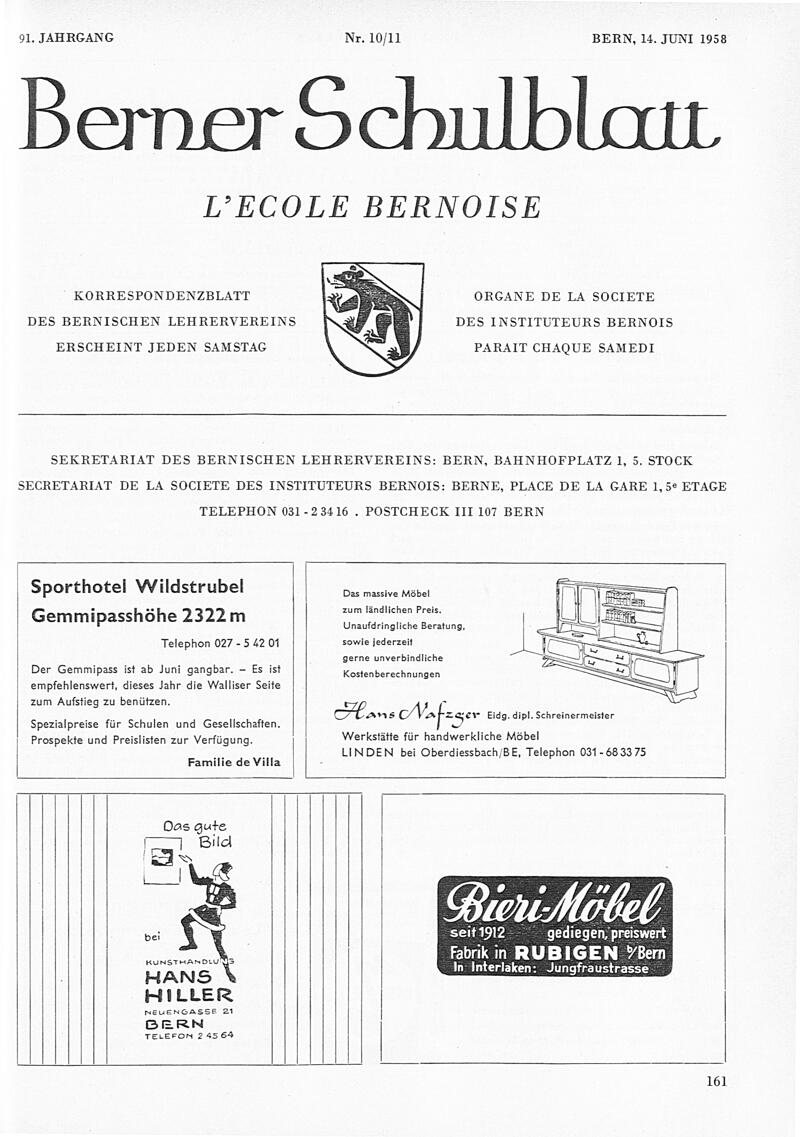 Buchumschlag - Heft 10-11