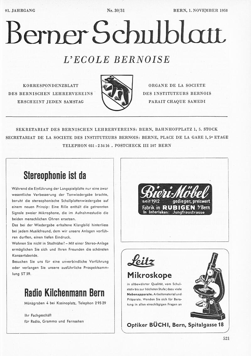 Buchumschlag - Heft 30-31