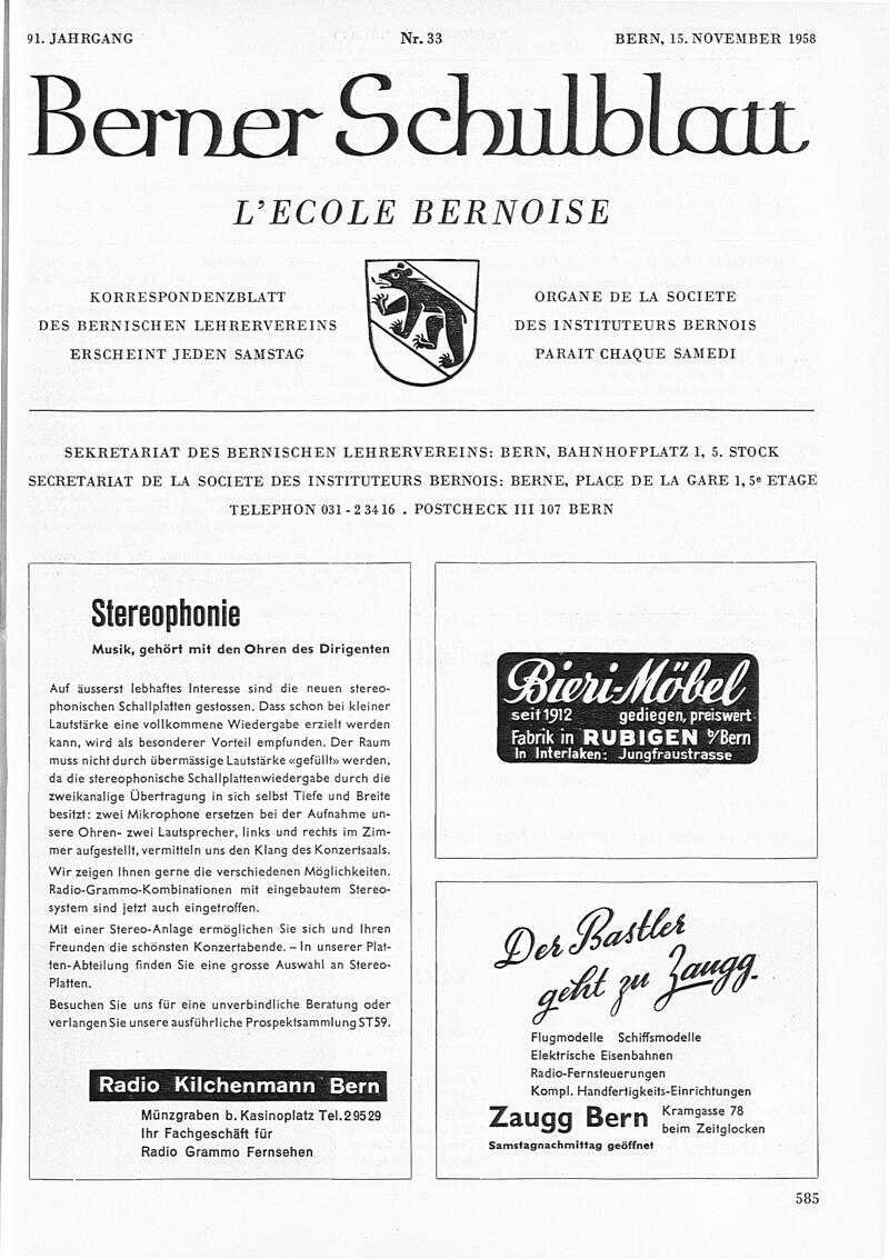 Buchumschlag - Heft 33