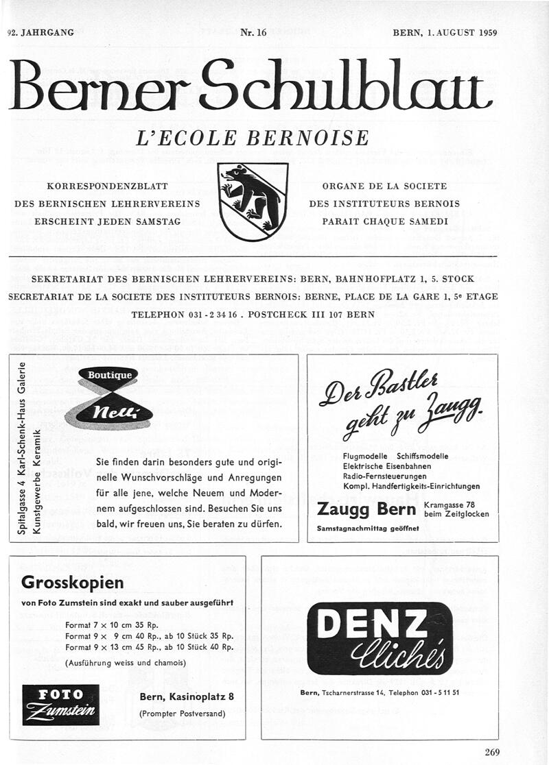 Buchumschlag - Heft 16