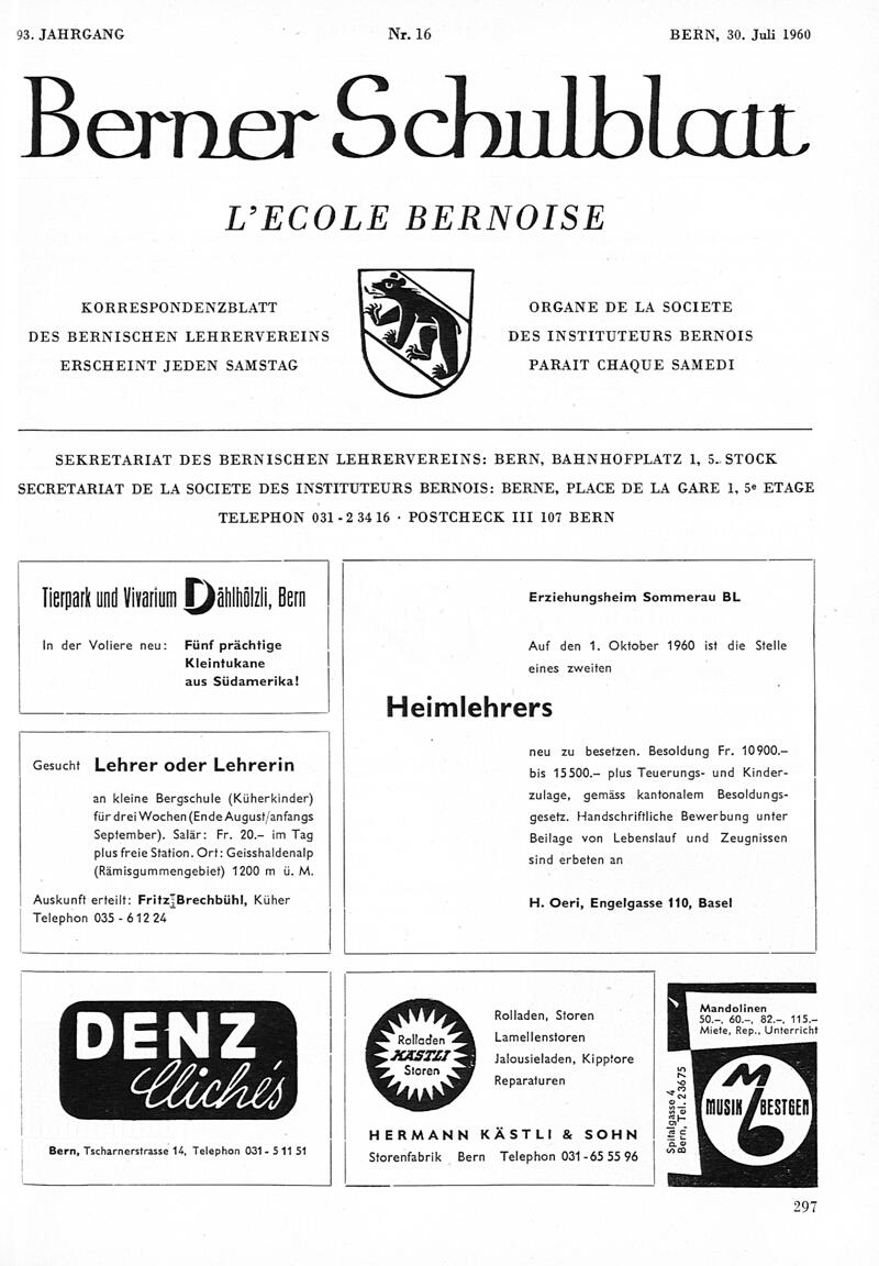 Buchumschlag - Heft 16