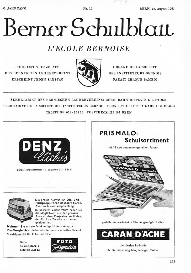 Buchumschlag - Heft 19