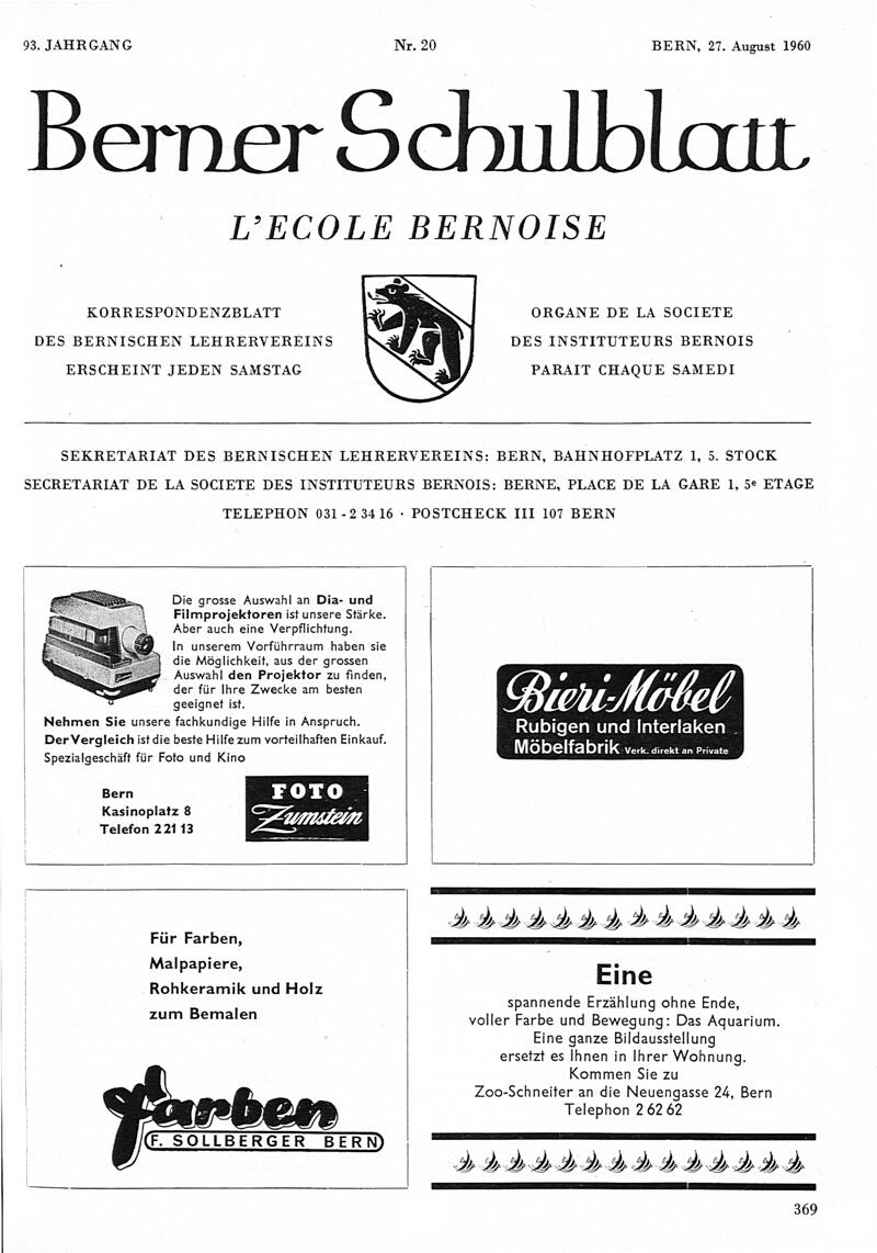 Buchumschlag - Heft 20