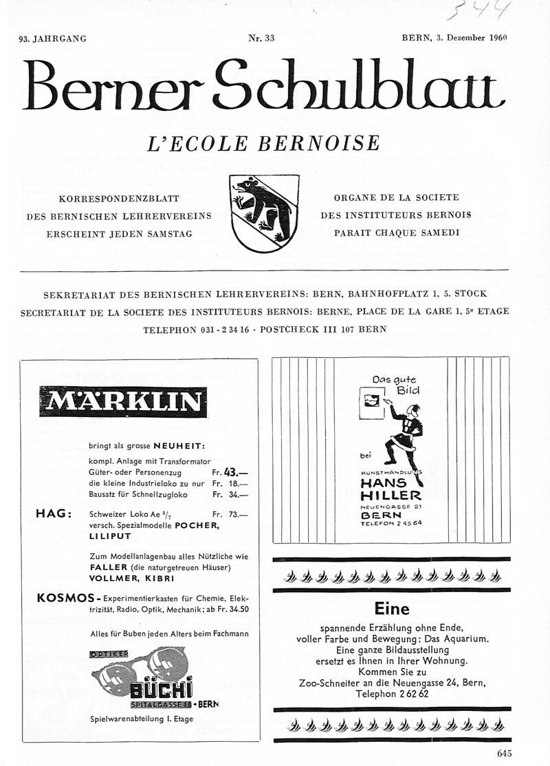 Buchumschlag - Heft 33