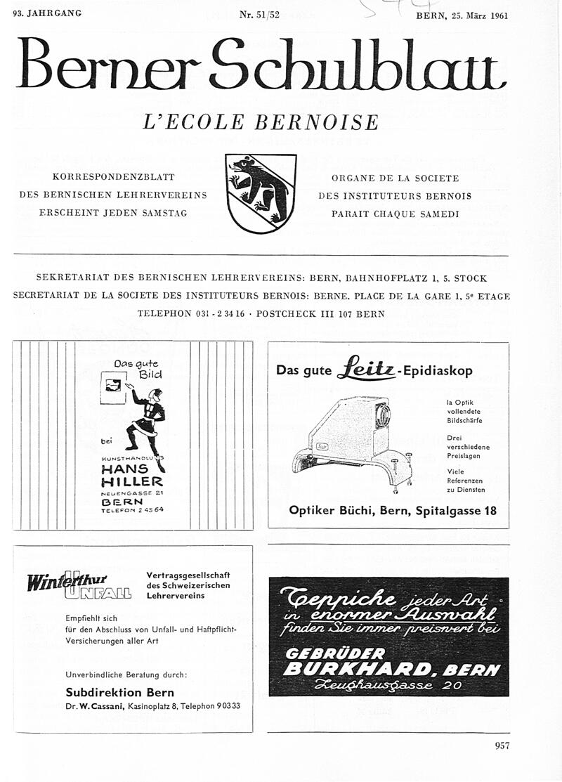 Buchumschlag - Heft 51-52