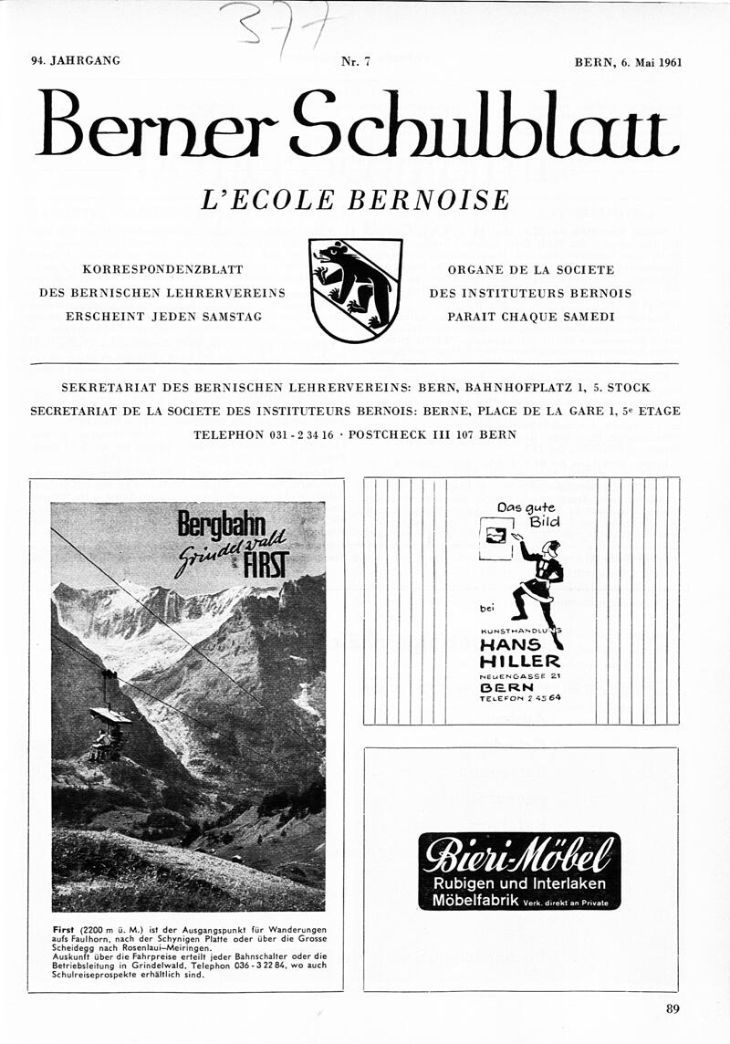 Buchumschlag - Heft 7