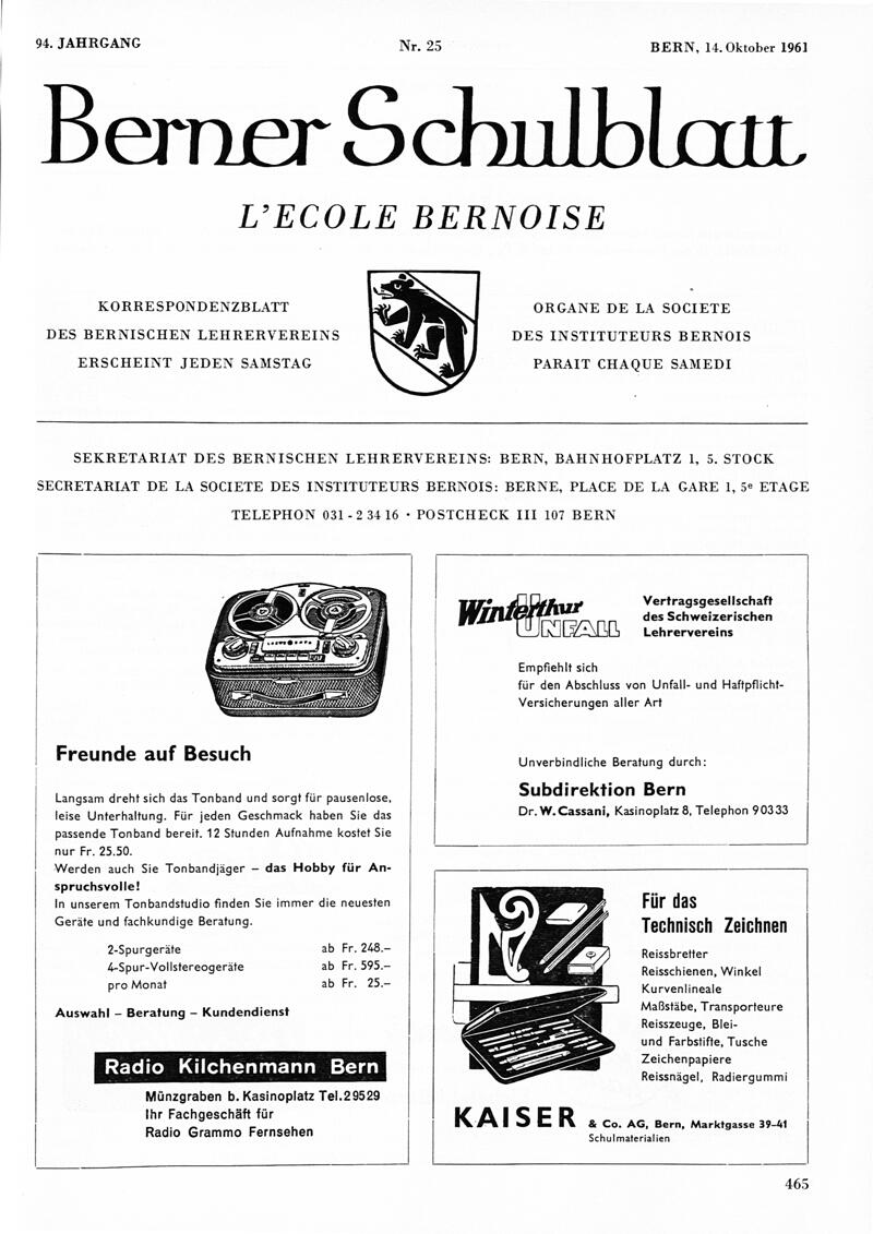 Buchumschlag - Heft 25