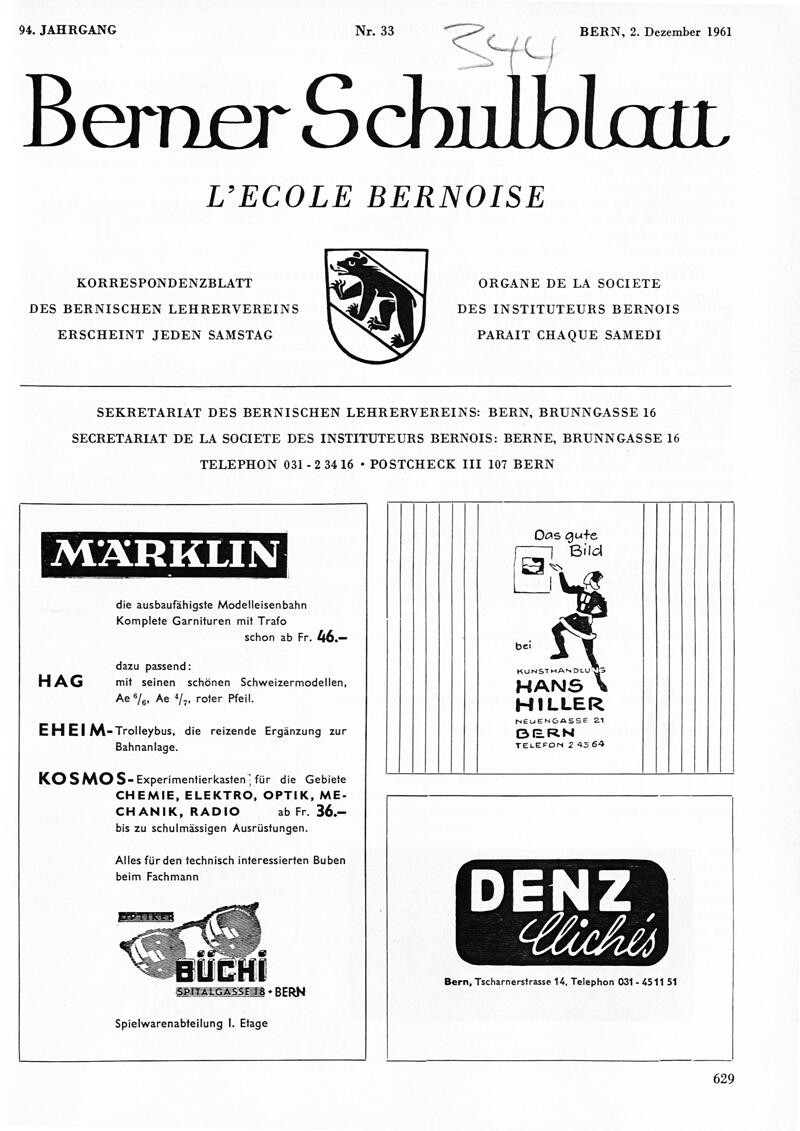 Buchumschlag - Heft 33