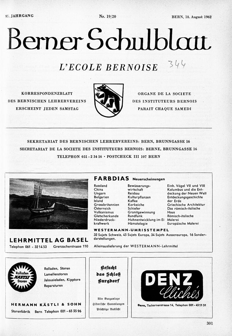 Buchumschlag - Heft 19-20