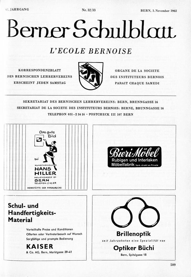 Buchumschlag - Heft 32-33