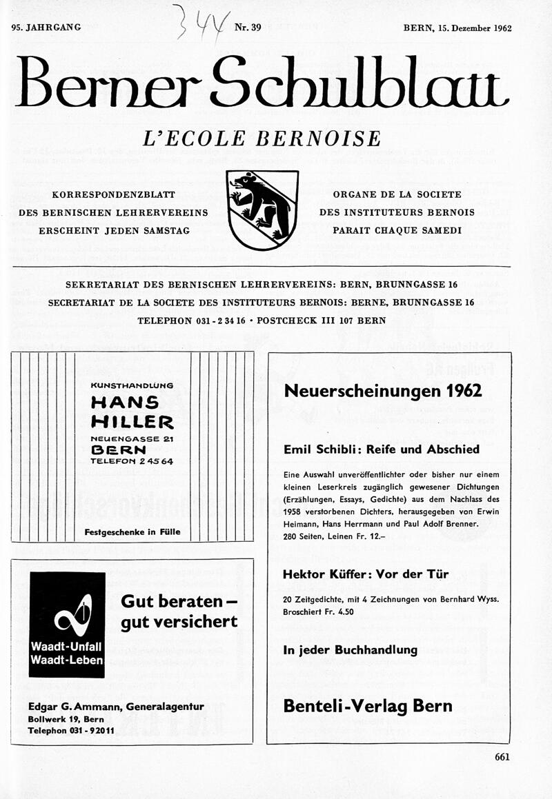 Buchumschlag - Heft 39