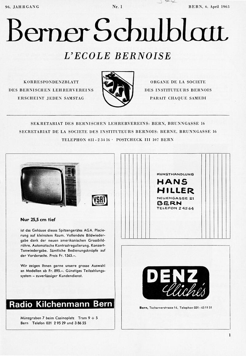 Buchumschlag - Heft 1