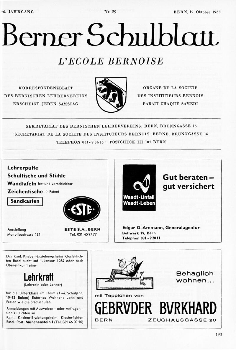 Buchumschlag - Heft 29