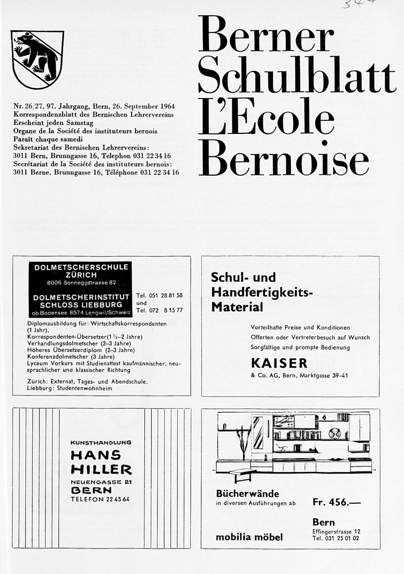 Buchumschlag - Heft 26-27