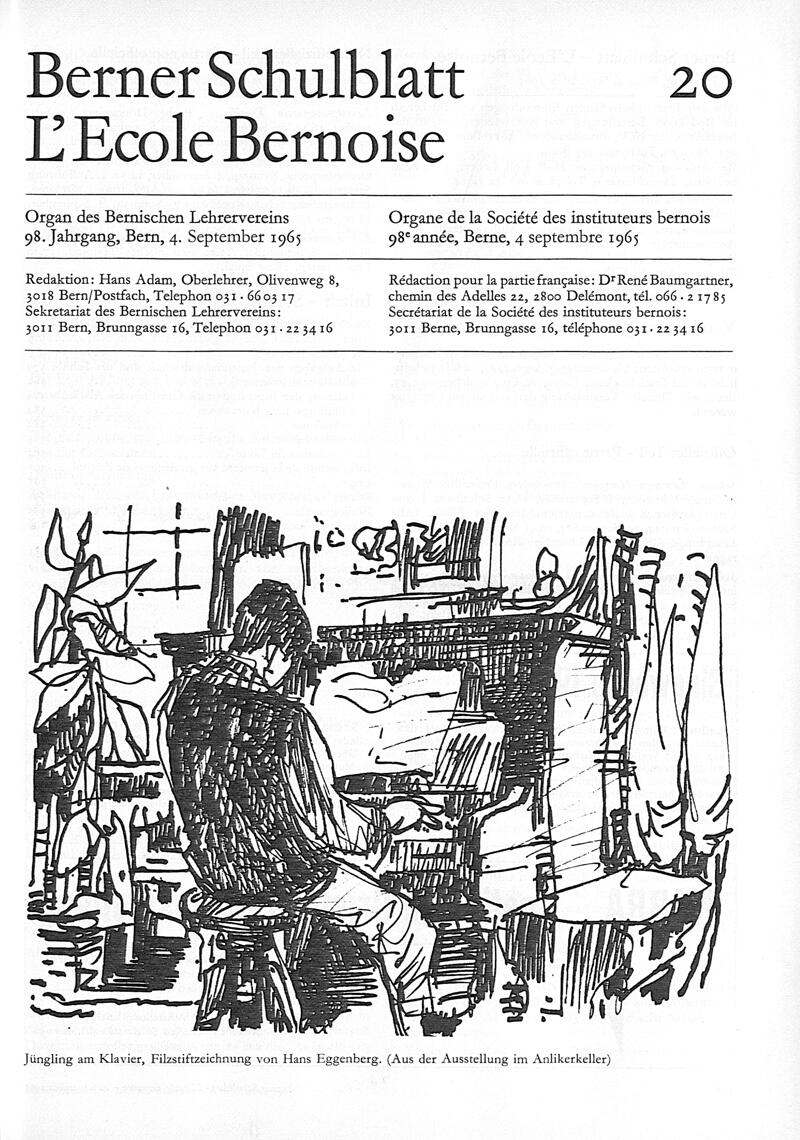 Buchumschlag - Heft 20